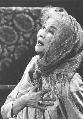Токио. "Театр Минэй". "Старая актриса...". 1988 
