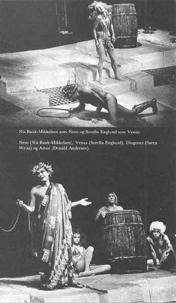 Копенгаген. "Королевский театр". "Театр времен Нерона и Сенеки". 1989